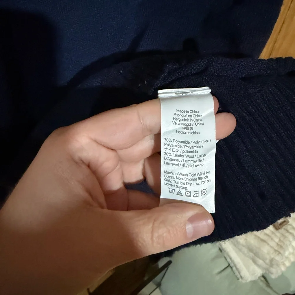 J. Crew Navy Knit Sweater